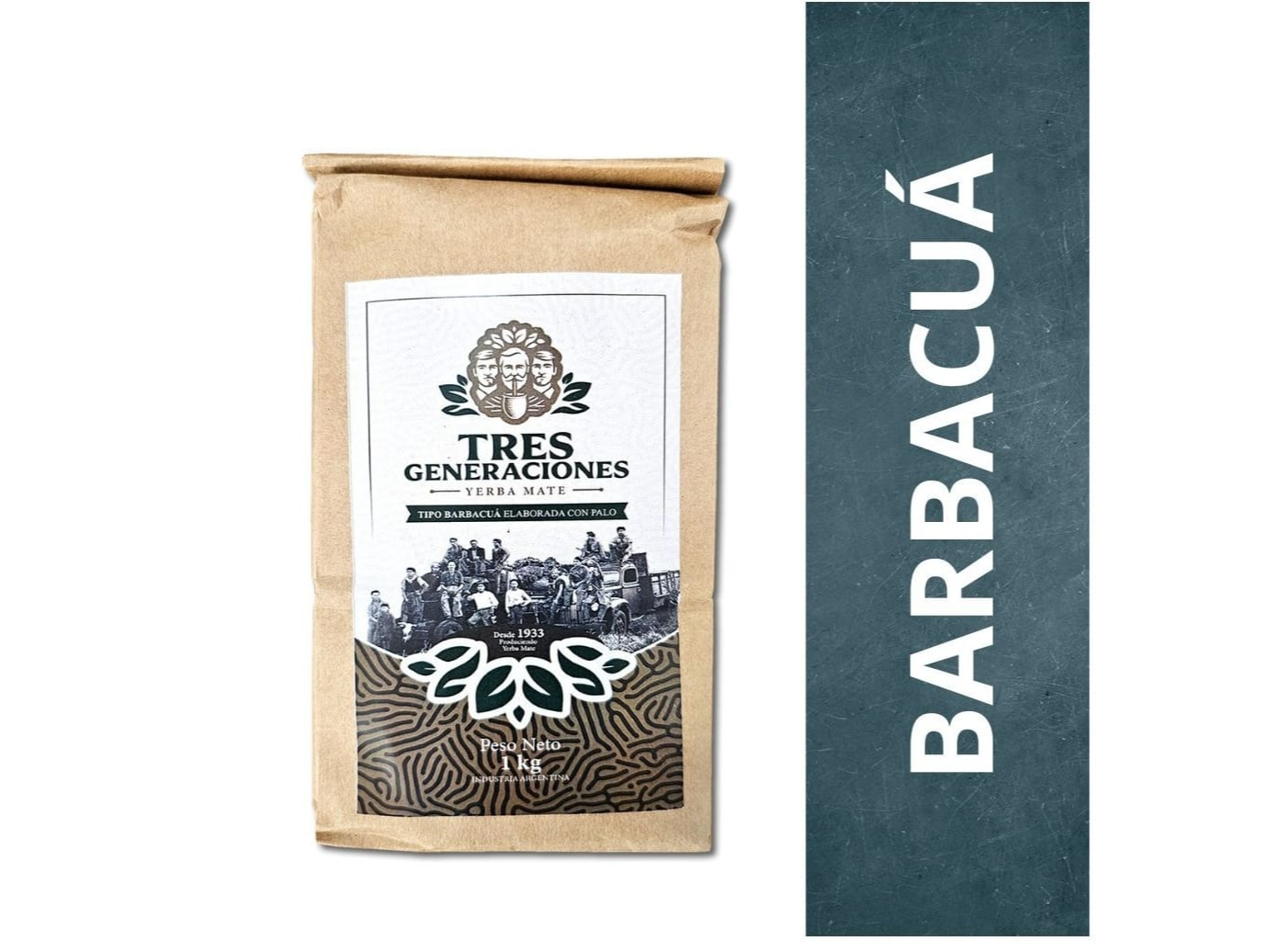 Yerba Barbacua Tres generaciones ×gm500