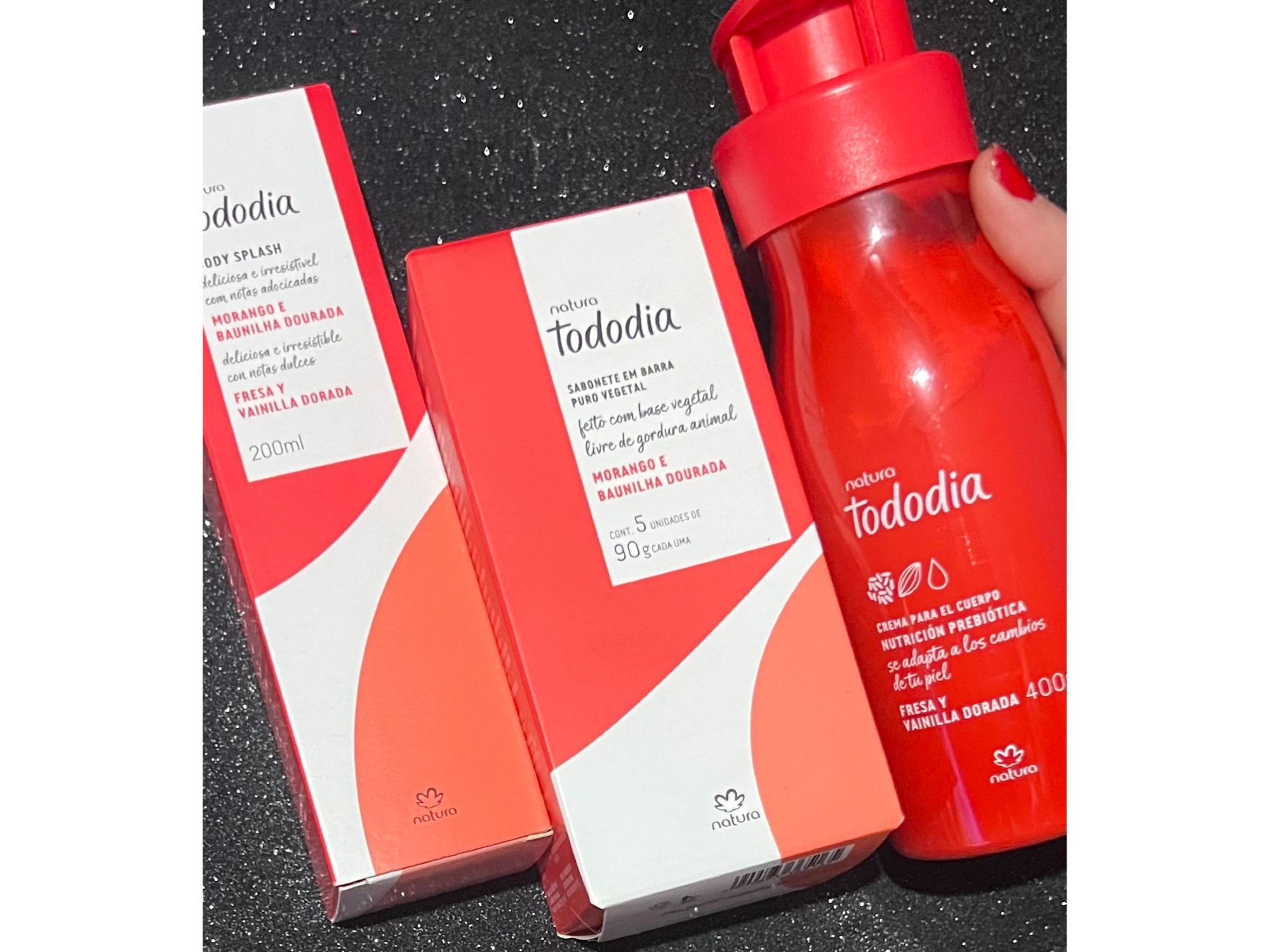TODO DIA - Combo FRUTILLA Y VAINILLA DORADA