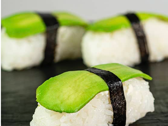 Nigiri aguacate de Samurái Sushi