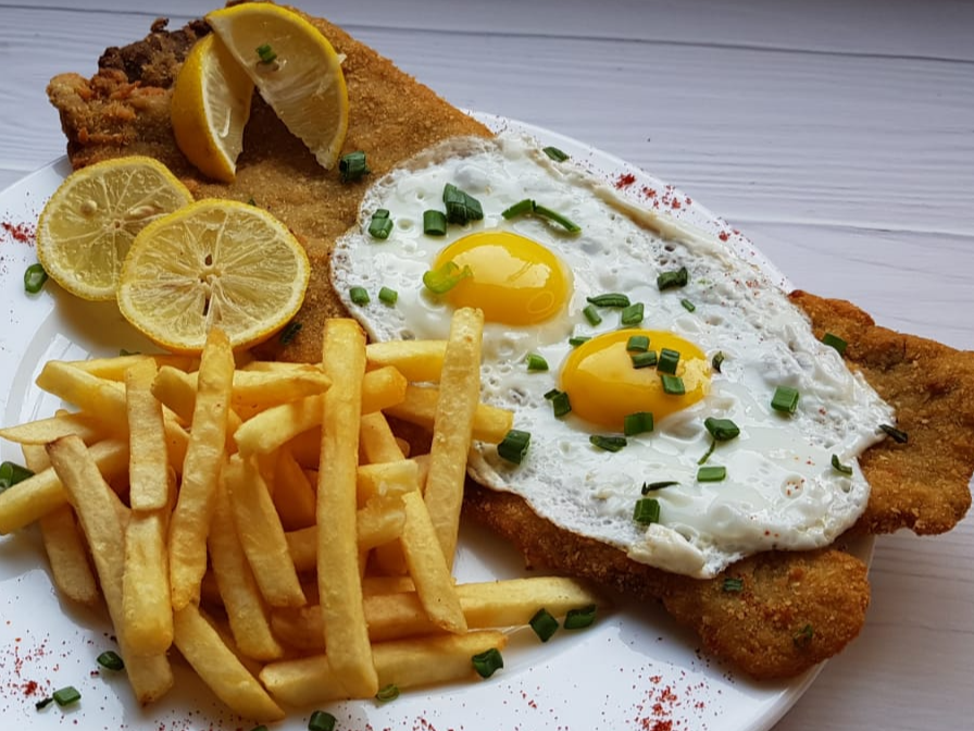 Milanesa o Suprema a caballo