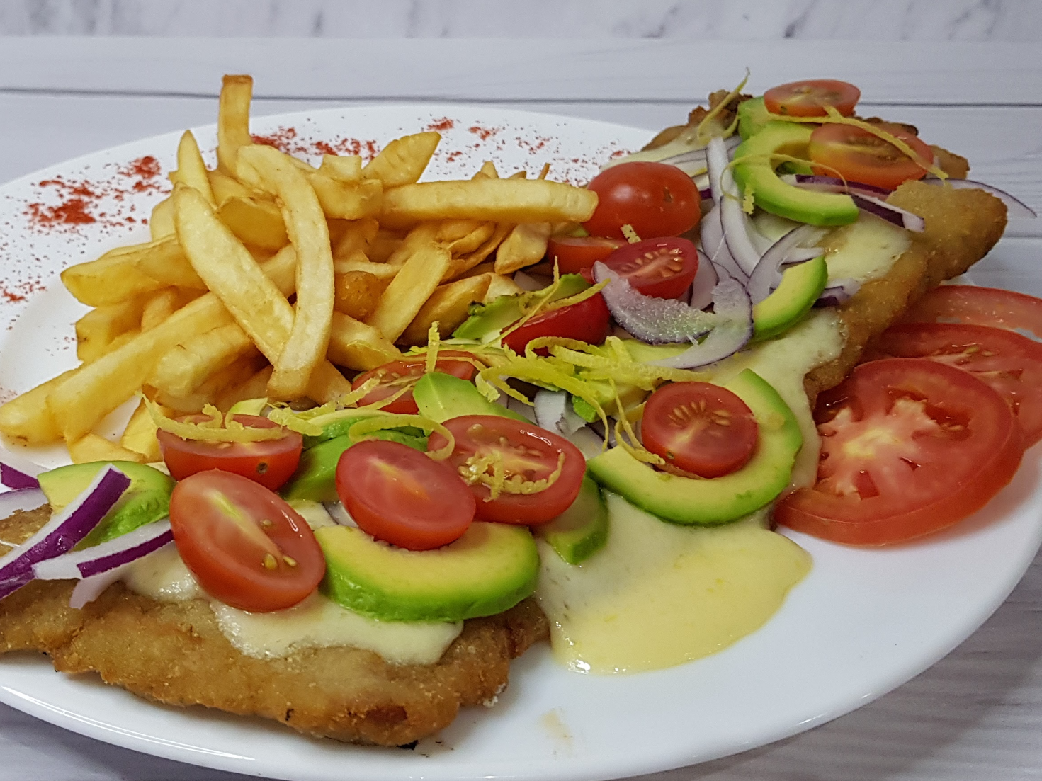 Milanesa o Suprema guacamole