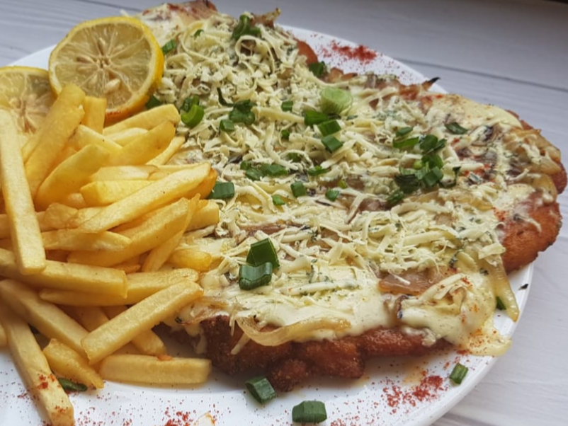 Milanesa o Suprema tres quesos