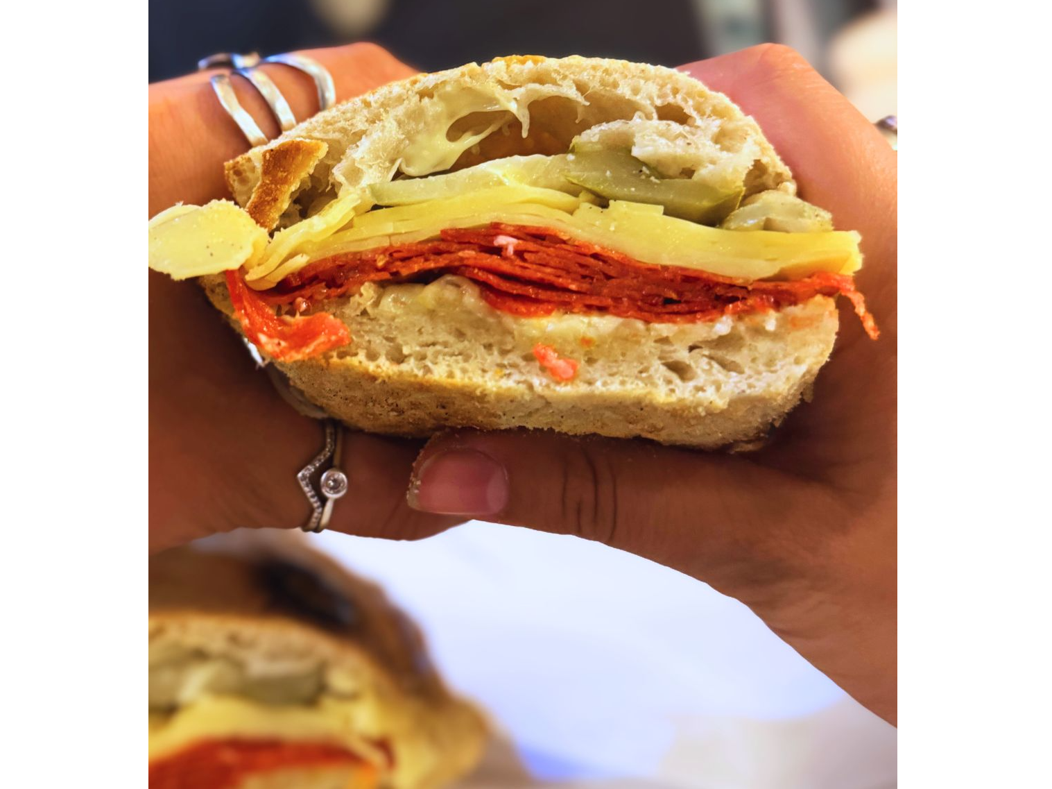 Ciabatta de Peperoni