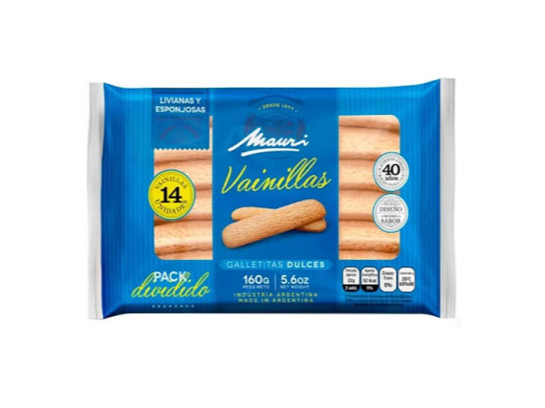 GALLETITA MAURI VAINILLA 160g