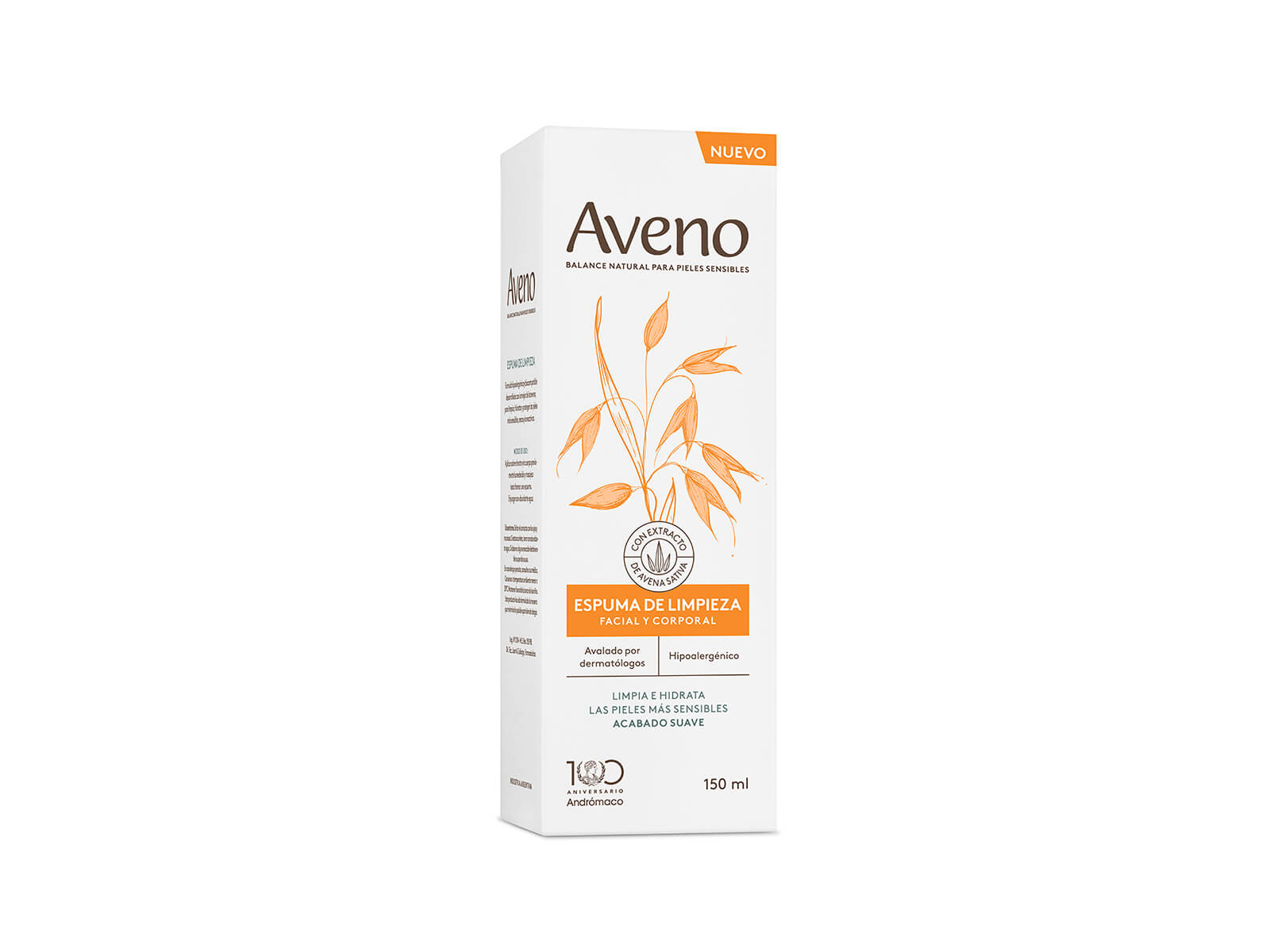 Aveno Espuma De Limpieza 150 ML
