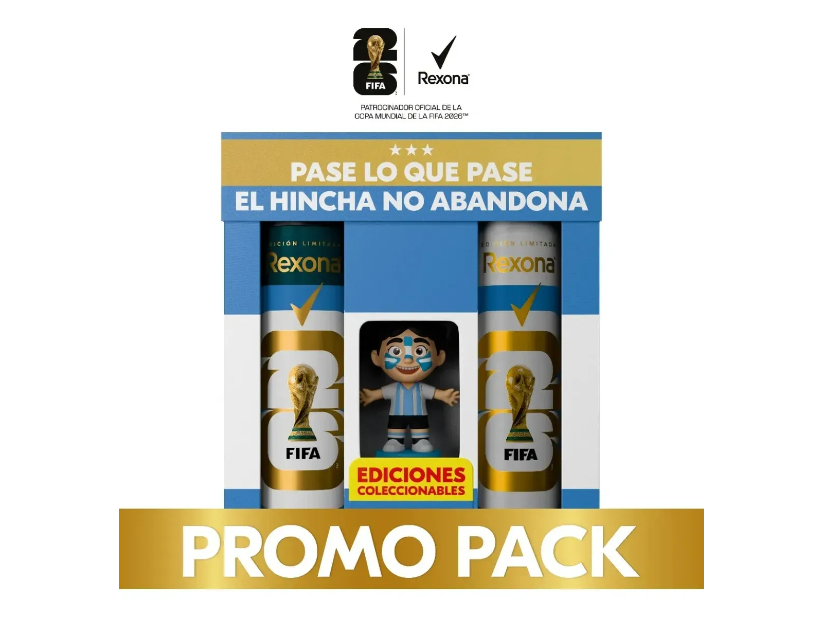 Rexona Women + Men Fifa Edición Coleccionable Desodorante 2 X 150 Ml