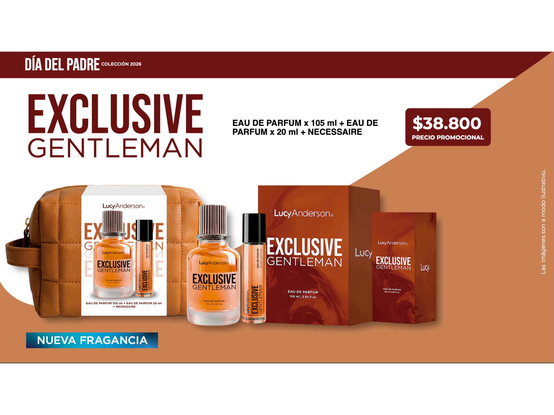 Perfume 100ml + Body Splash 75ml Exclusive Gentleman
