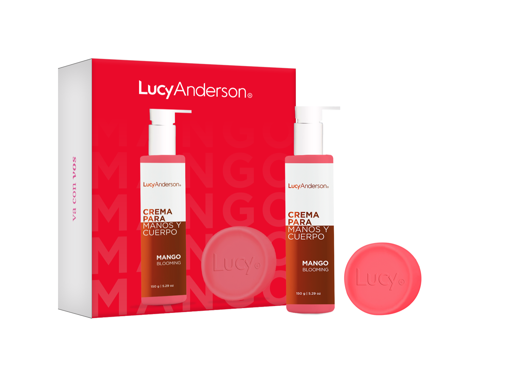 Crema Lucy Anderson para manos y cuerpo 150gr + Jabon tonificante 70g