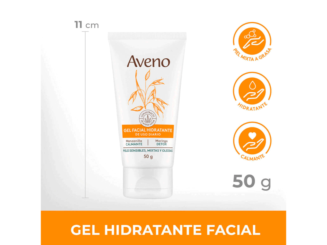 Aveno Gel Facial Hidratante 50g de Farmacia Rencoret de Rossi