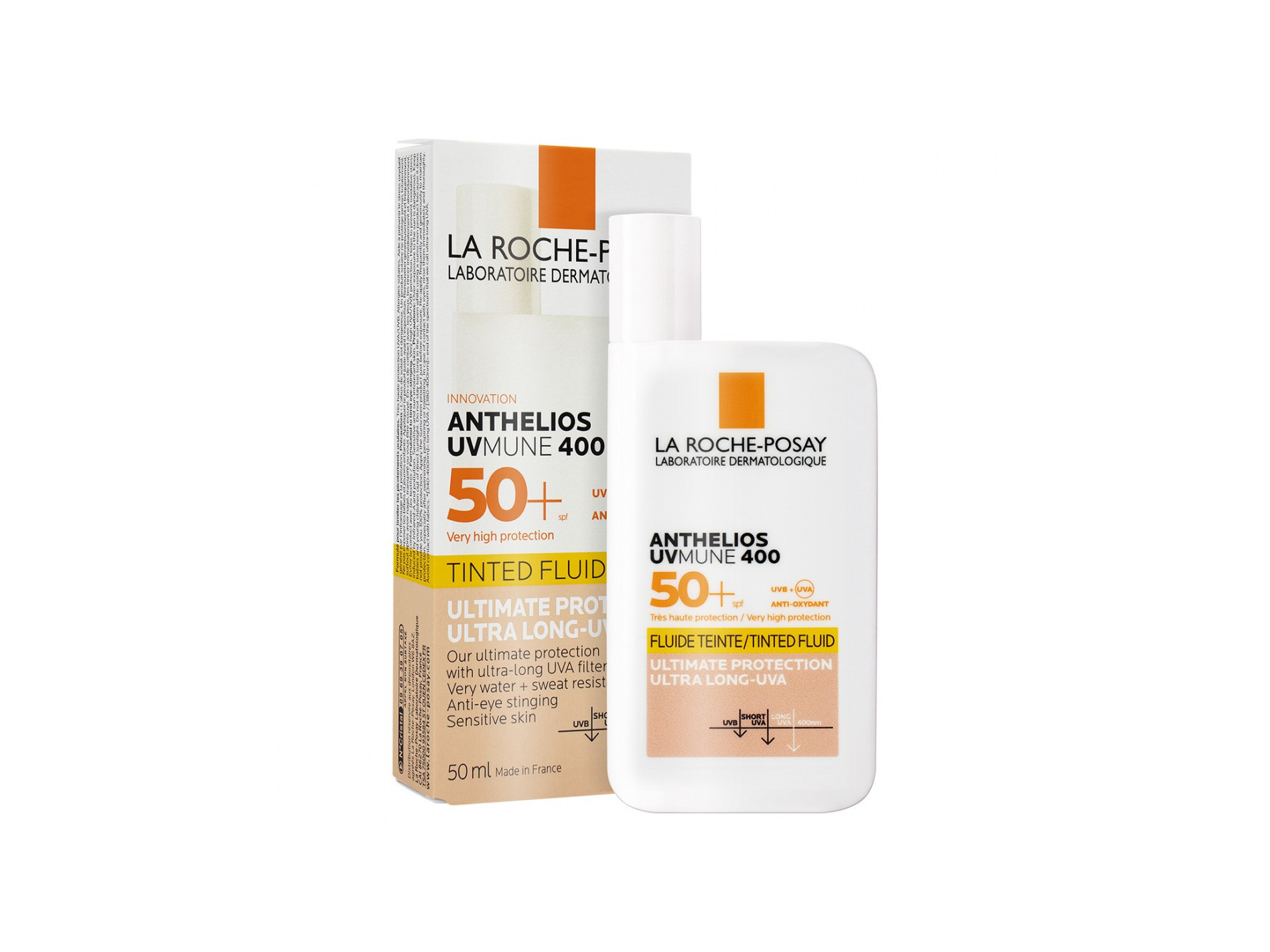 Anthelios Fluido UvMune 400 Con Color FPS50 x 50 Ml.