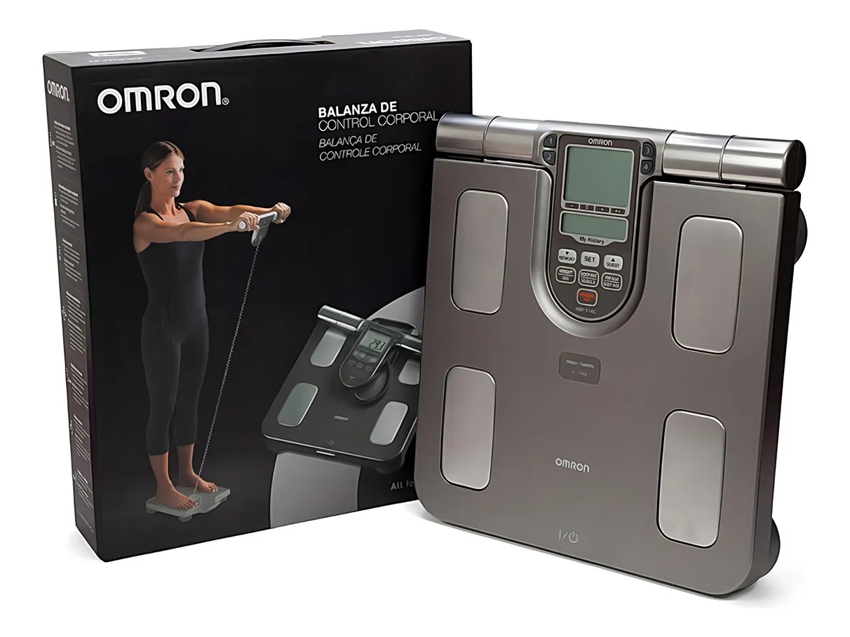 OMRON Balanza control HBF-514C Gris