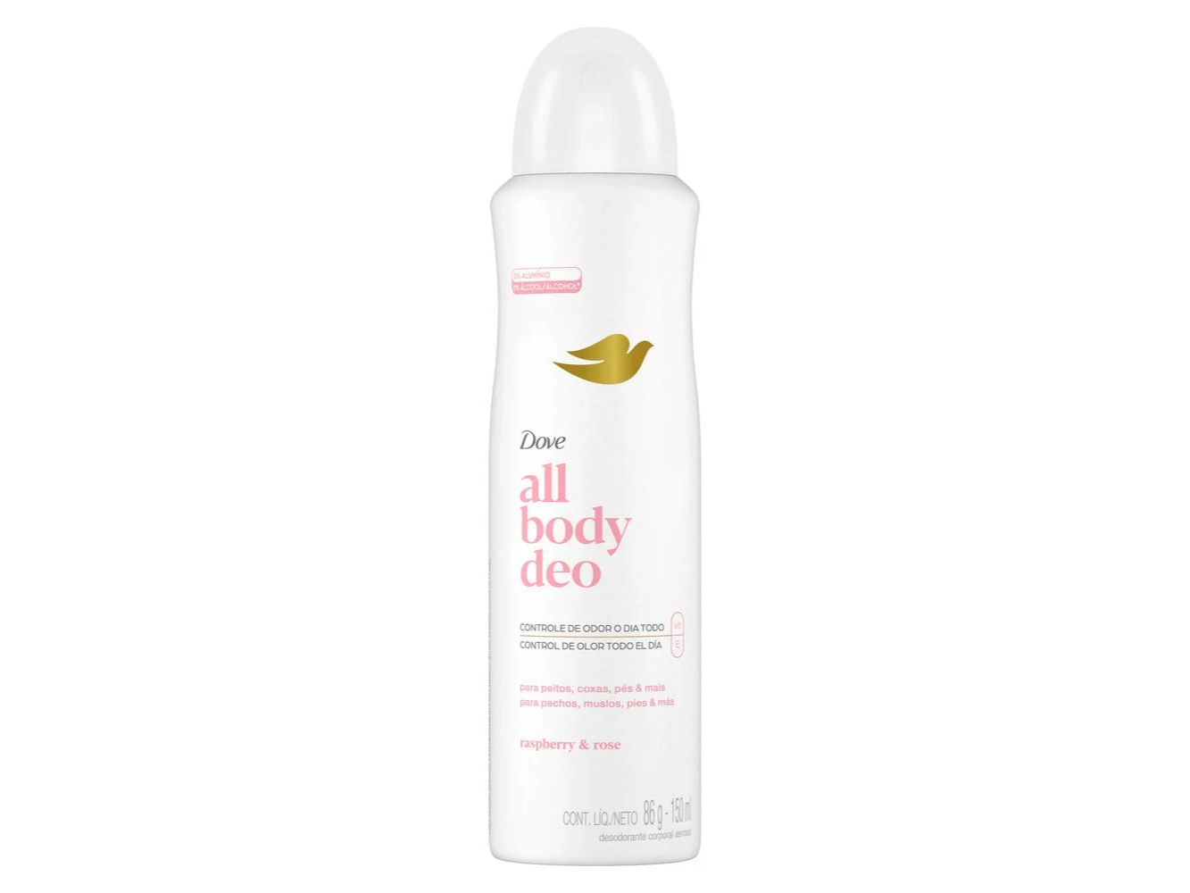 DOVE ALL BODY RASPBERRY 150 ML AERO DES