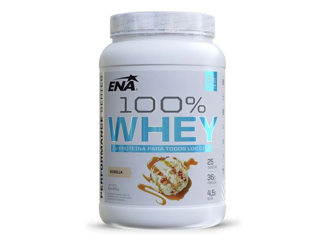 WHEY PROTEIN 100% vainilla 907gr