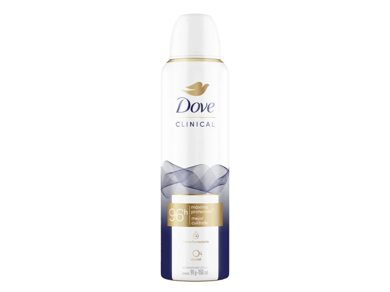 DOVE CLINICAL ORIGINAL 96HS AER 150ML DES