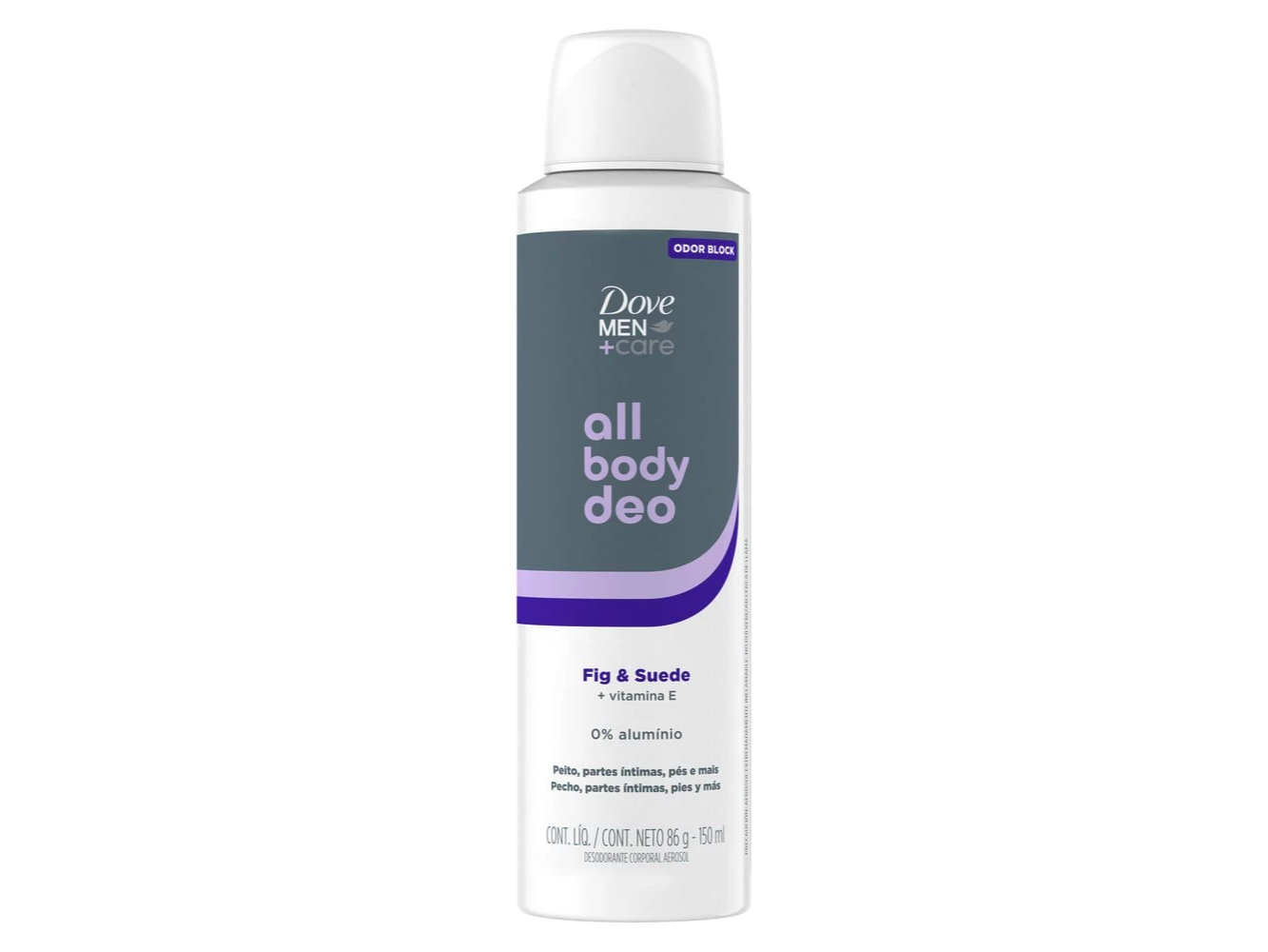 DOVE MEN ALL BODY F&SUEDE 150ML AERO DES