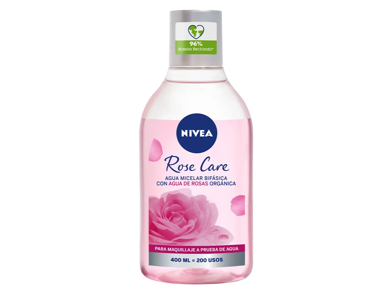 NIVEA ROSE AGUA MICELAR BIFASICA 400ML