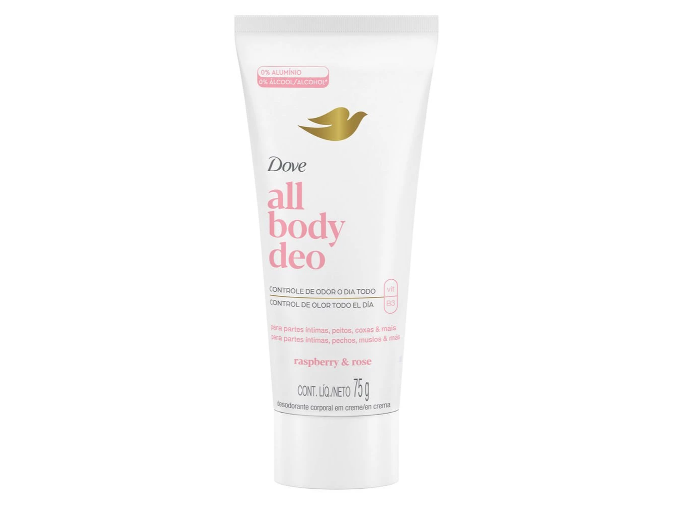 DOVE ALL BODY RASPBERRY 75G CREAM DES