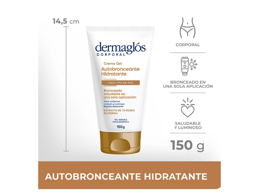 Dermaglos Autobronceante 150gr