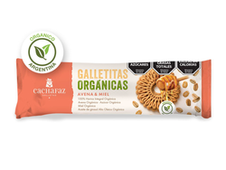 Galletas Organica de Avena y miel x 170 gr