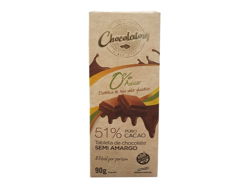 Chocolatory 51% puro cacao