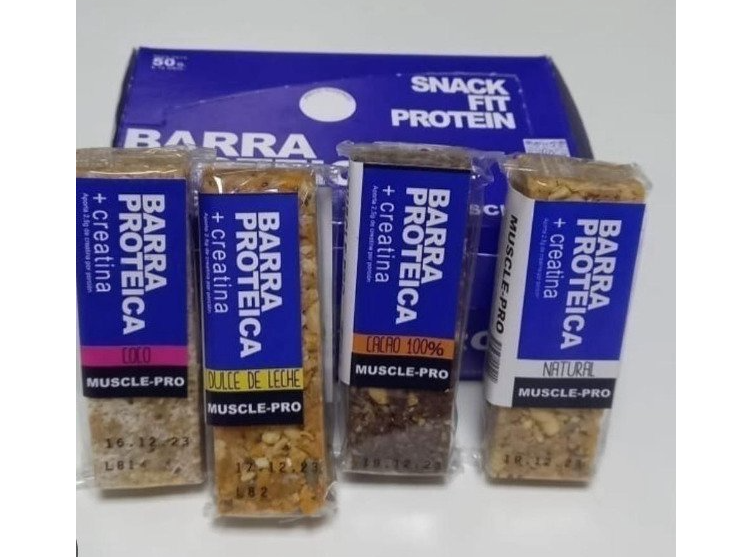 Muscle Pro - Caja de Barras proteicas + Creatina