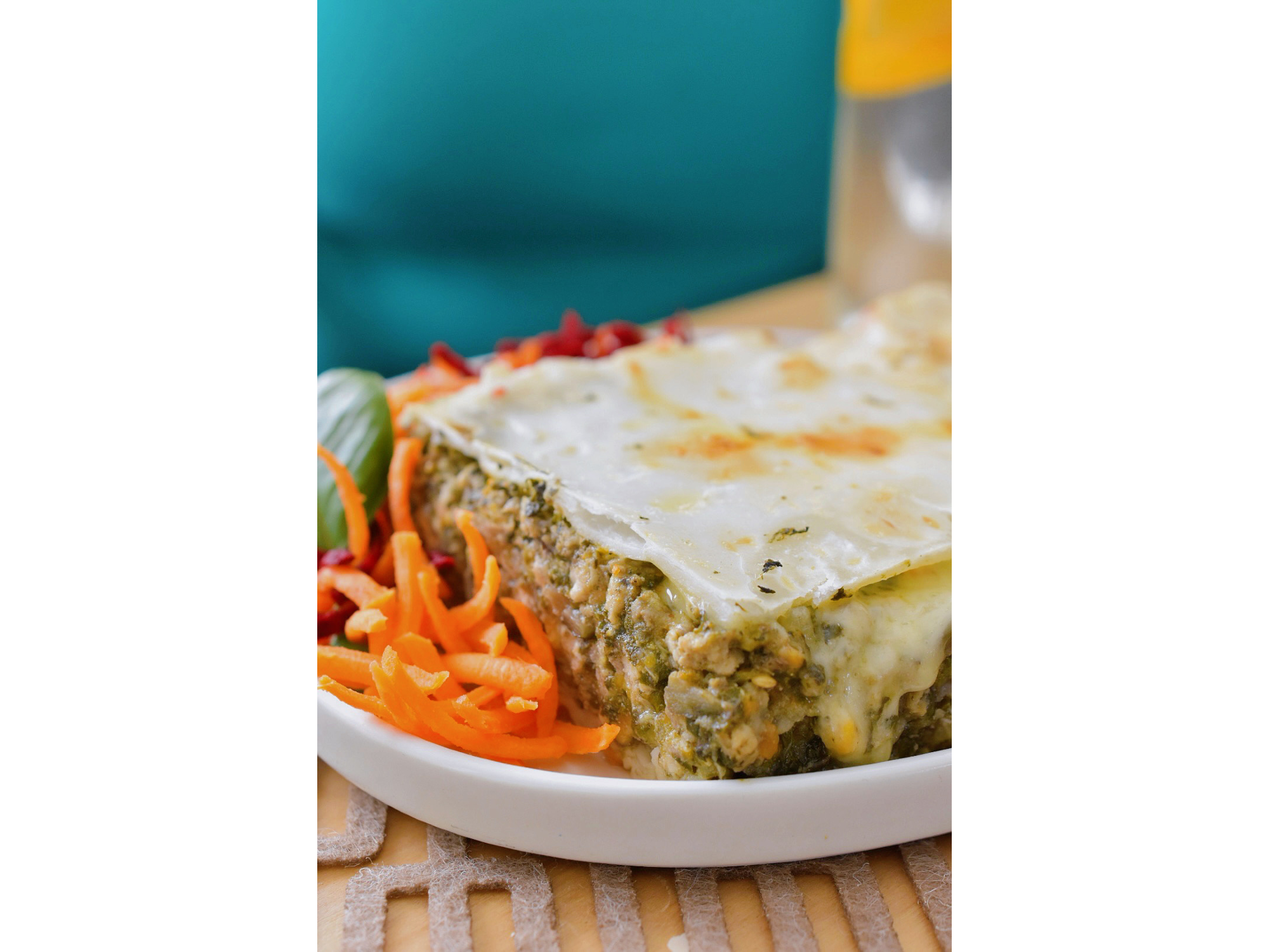 Tarta de acelga y pollo