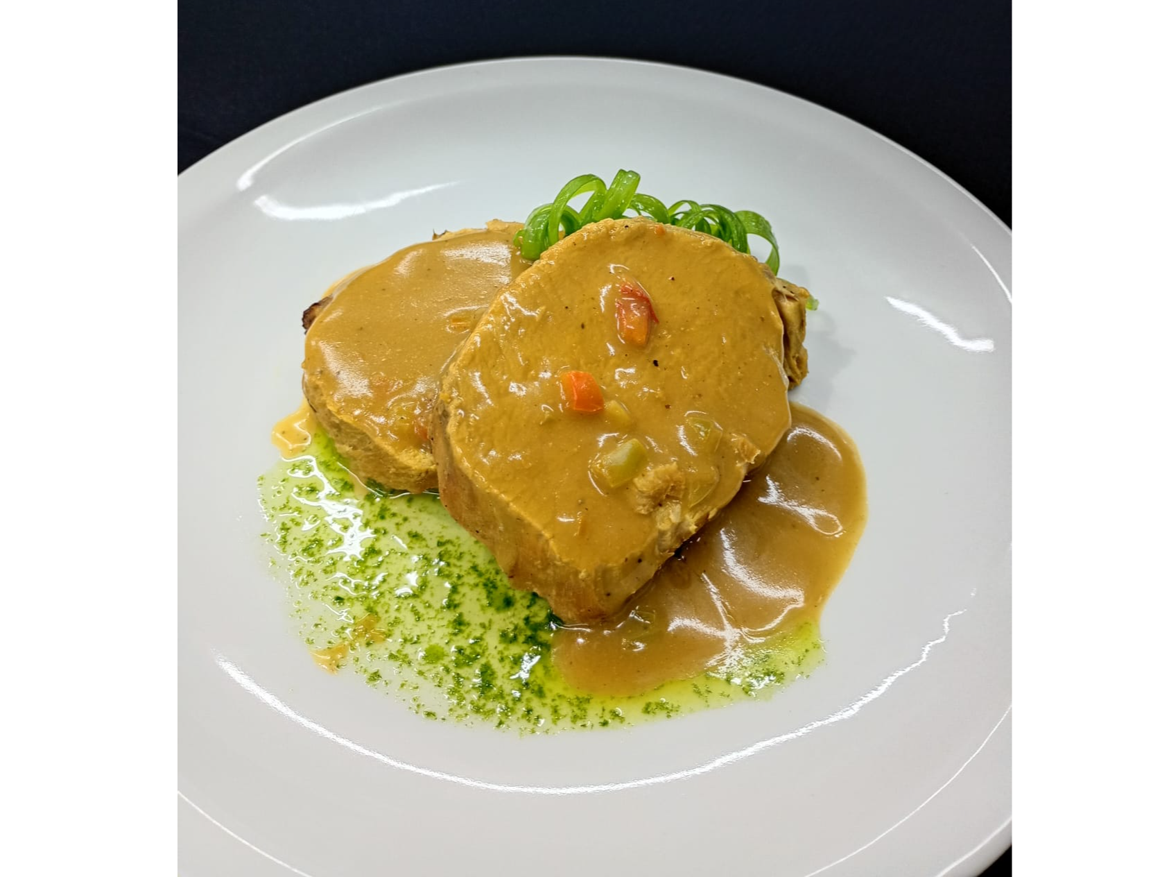 Carré de cerdo laqueado