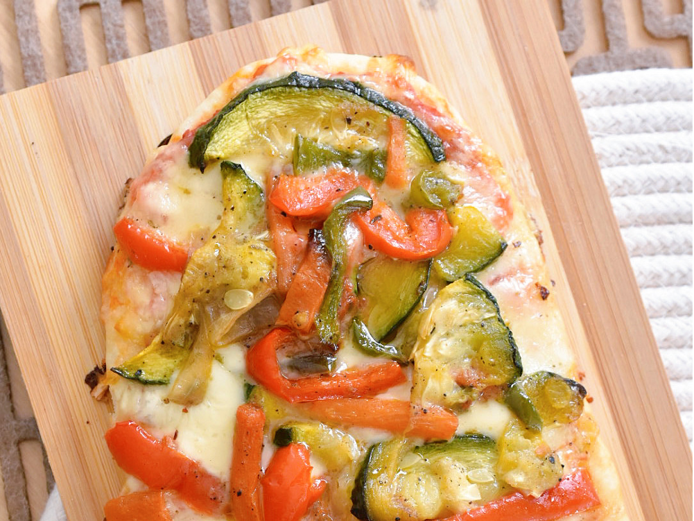 Pizza de vegetales