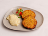 Hamburguesa de quinoa y calabacin