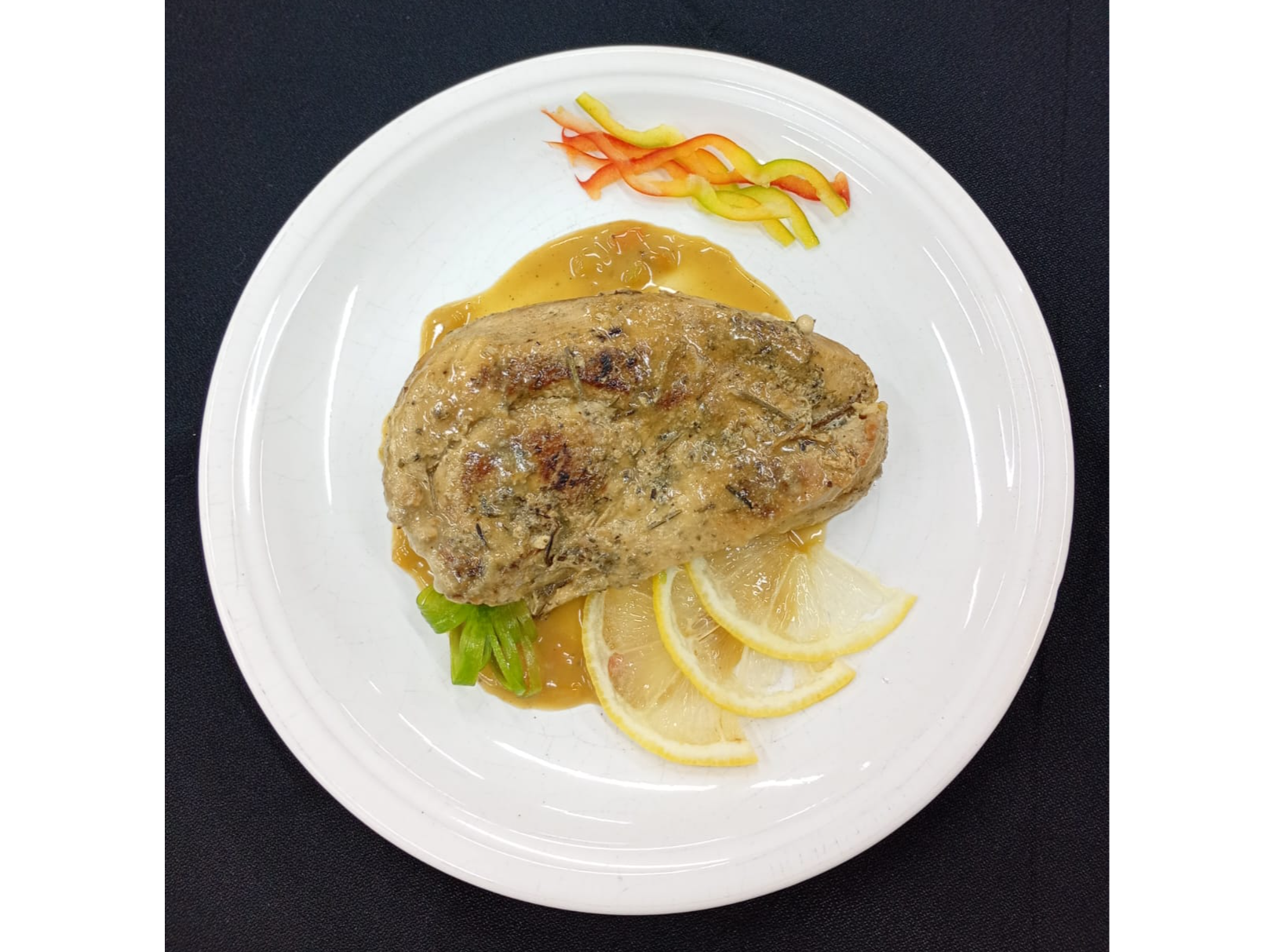 Deshuesado de pollo a las finas hierbas