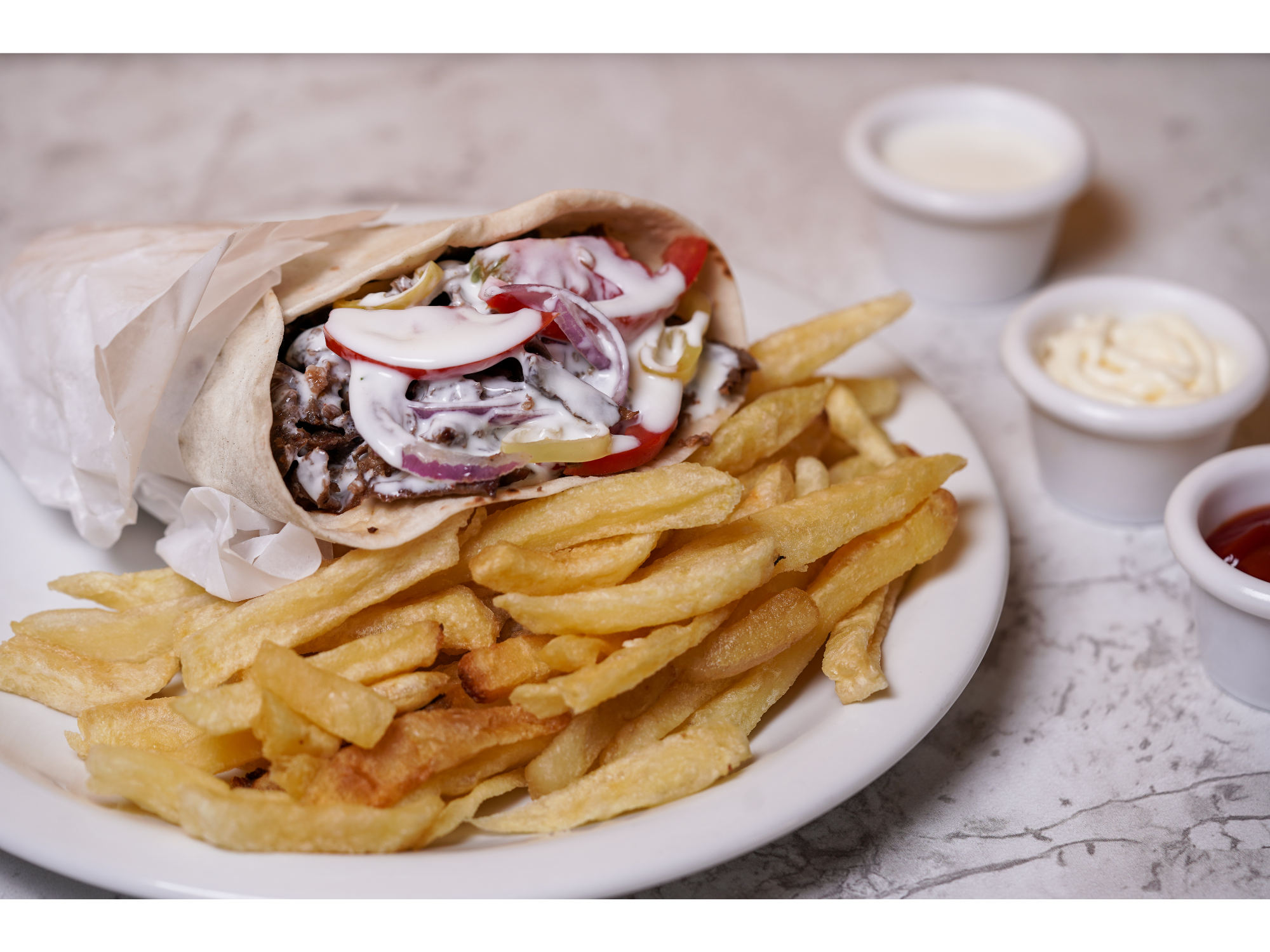 4 X 3 SHAWARMA CON PAPAS FRITAS