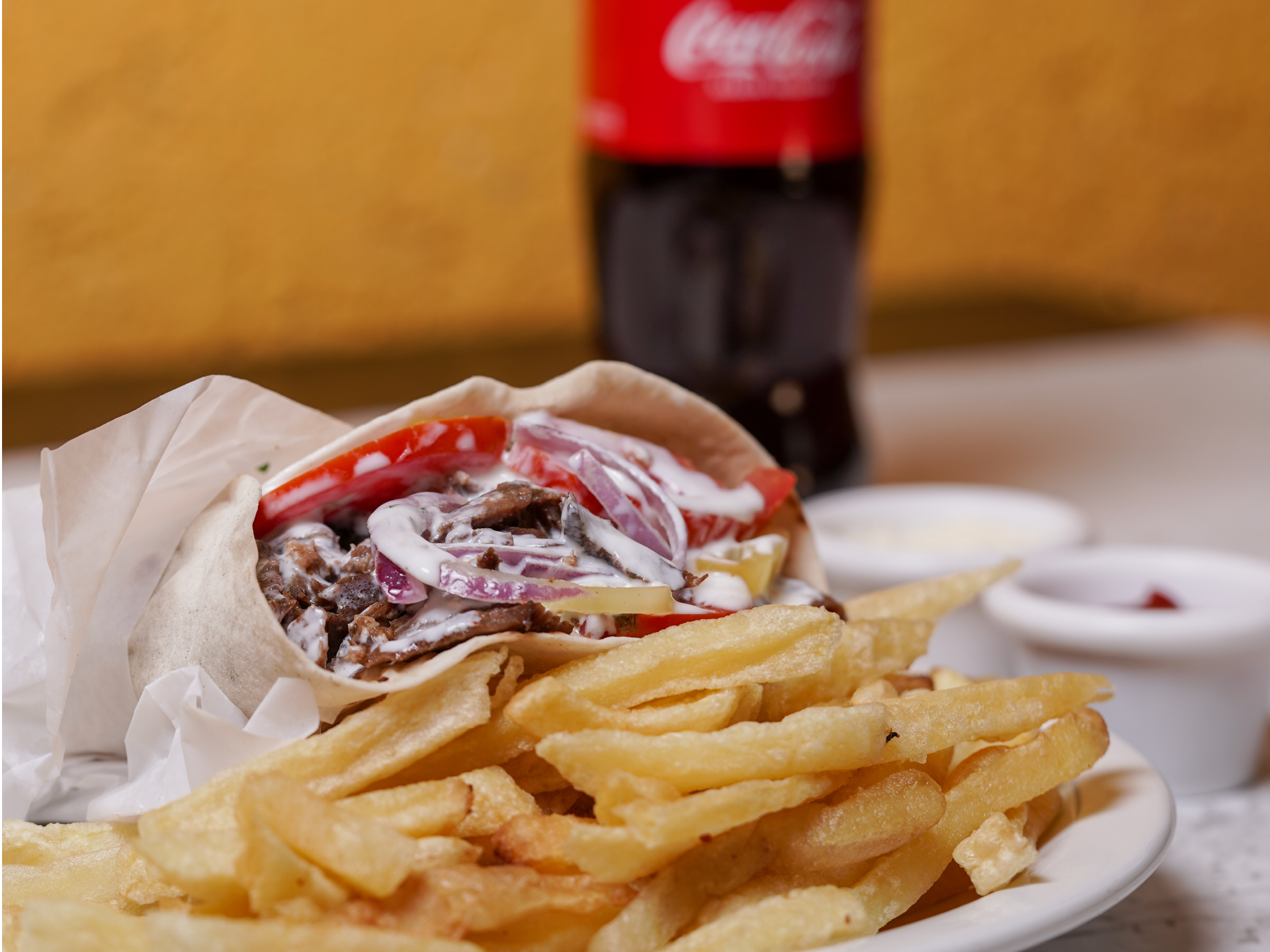 1 SHAWARMA + PAPAS + GASEOSA