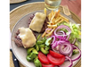 BURGER AL PLATO CON GURNICION