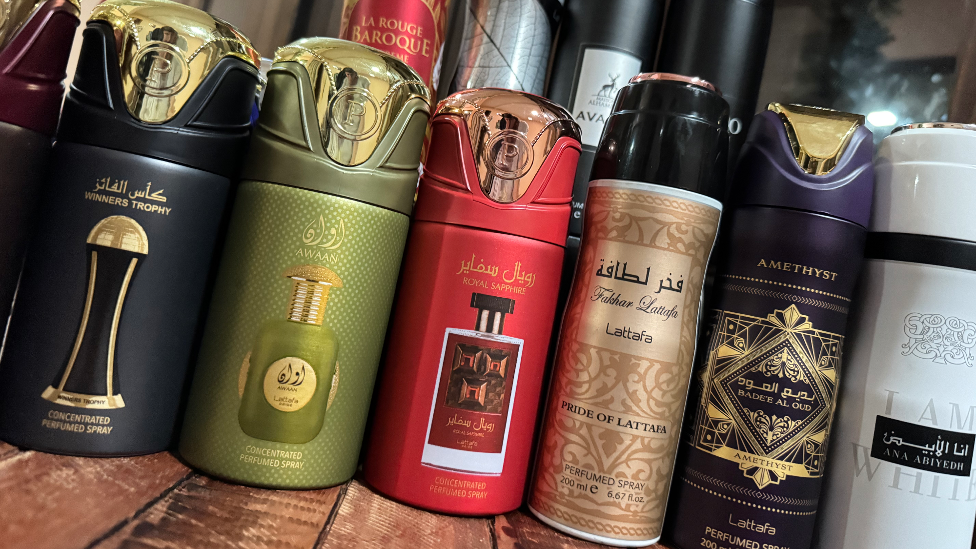 PERFUMES AEROSOL ARABES