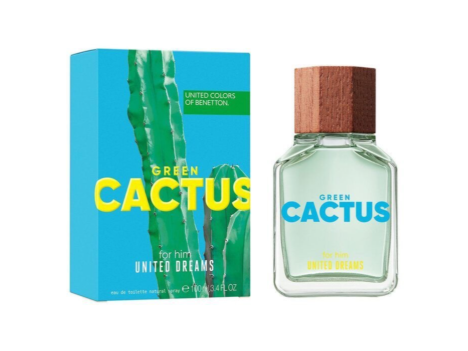 Green Cactus 100ml For Him United Dreams Benetton