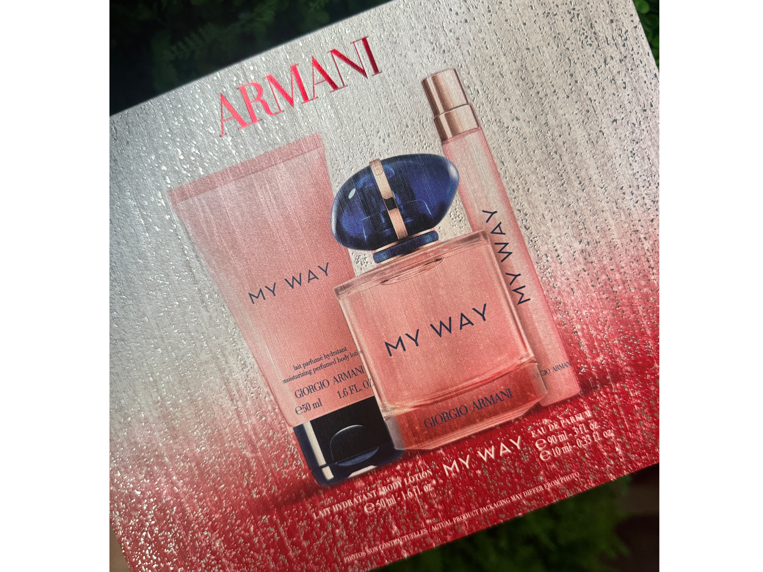 Set My way Giorgio Armani 90ml+ 10ml + loción corporal