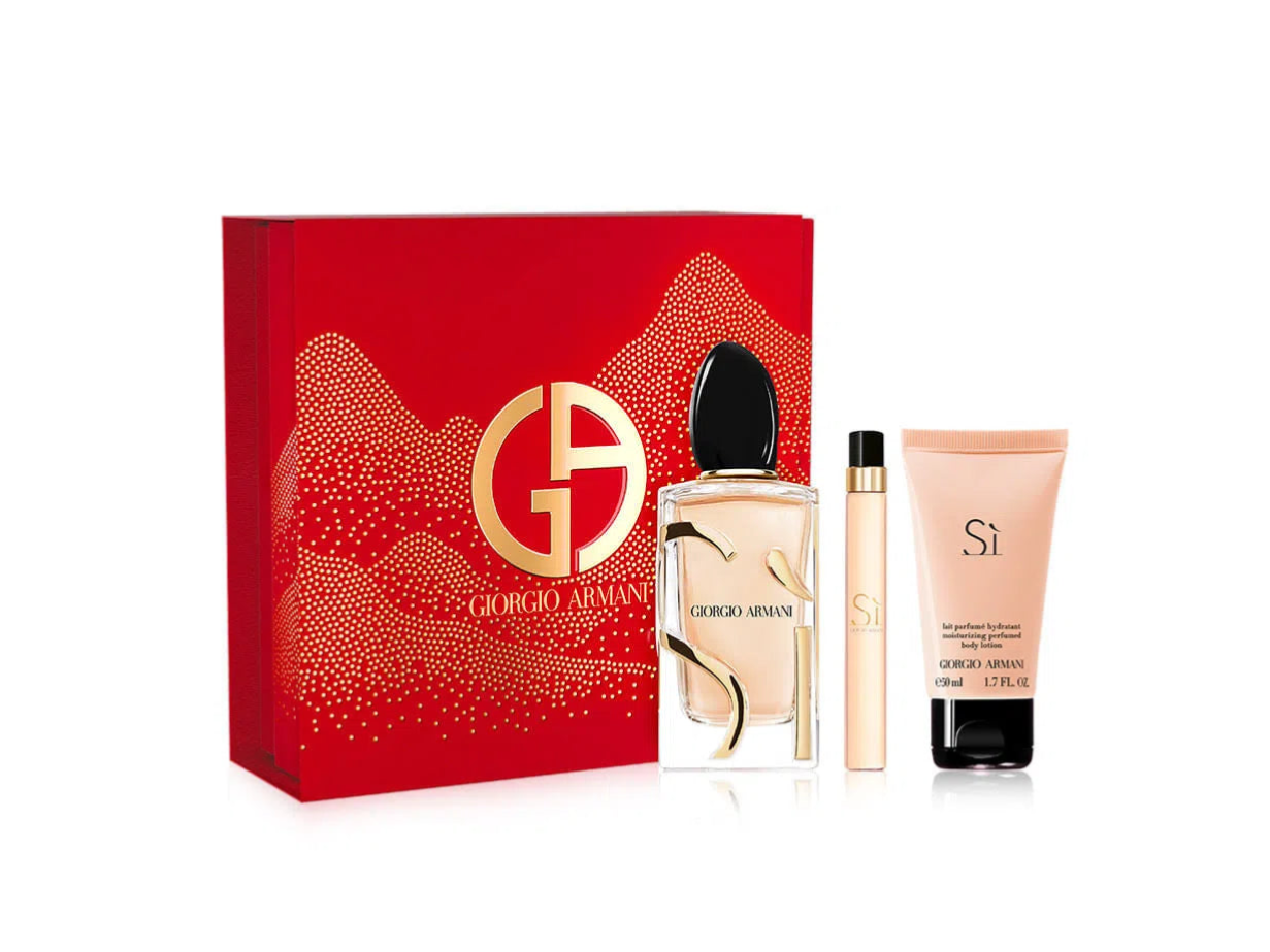 Set Si de Giorgio Armani 100ml eau de parfum + 10ml + loción hidratante