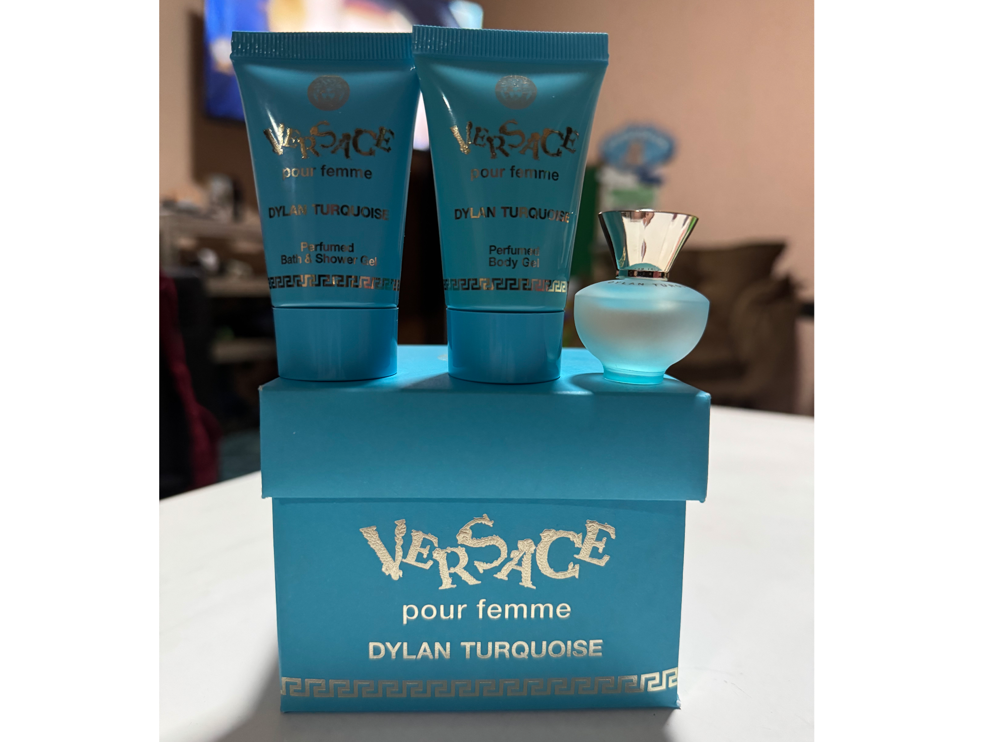 Mini set Dylan Turquoise Versace