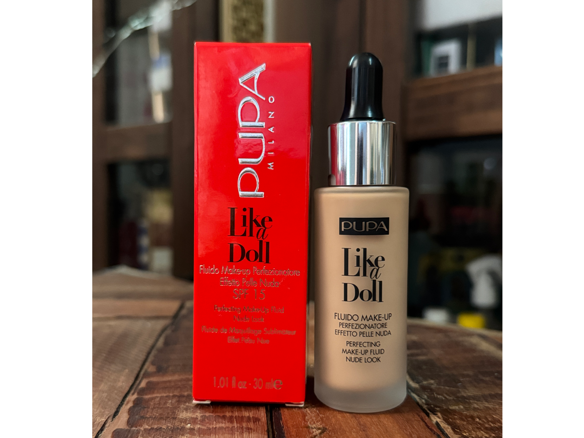 PUPA Like a Doll – Fluido Make-Up SPF 15 Tono 050