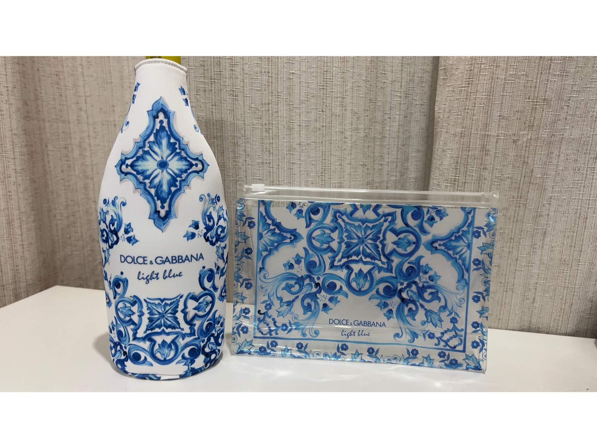 Sobre + funda botella espumante DOLCE GABANNA