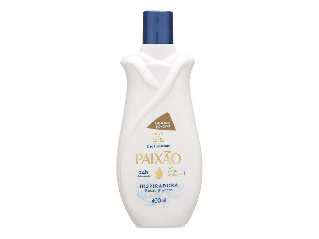 Loción hidratante Paixão 400ml Rosas Blancas