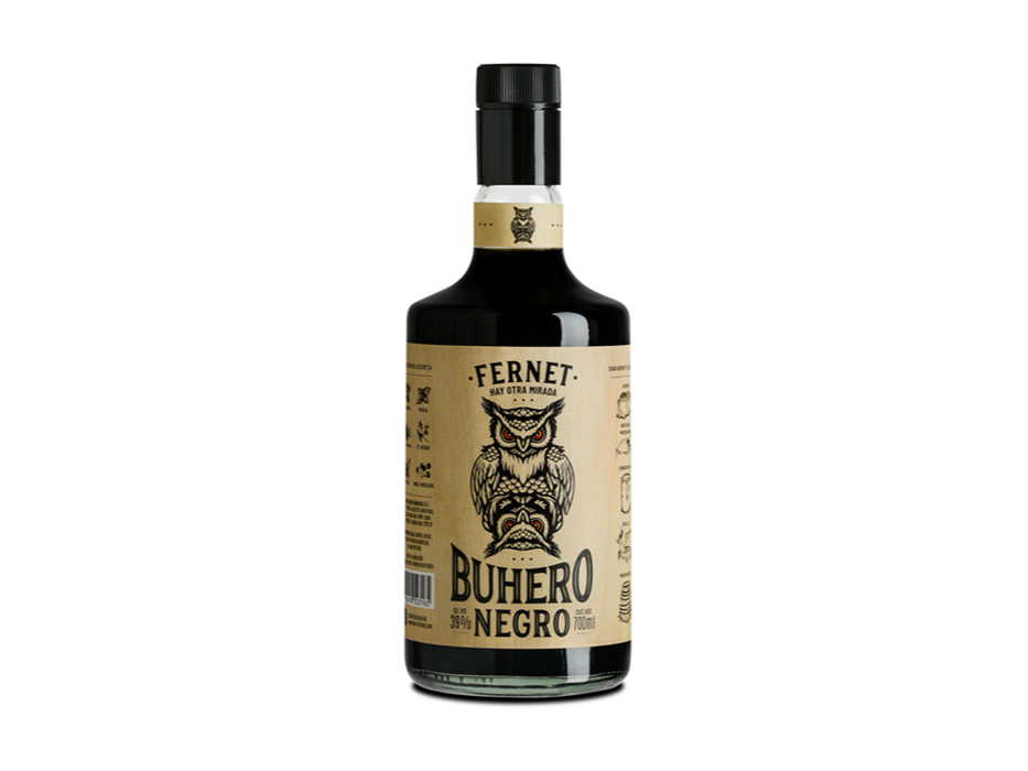 BUHERO NEGRO FERNET x700 Ml.