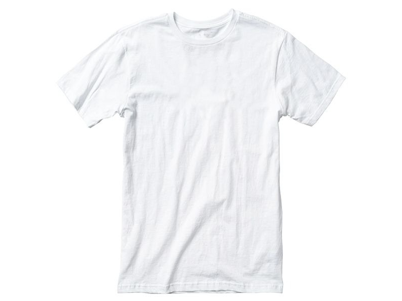 Remera de algodon blanca