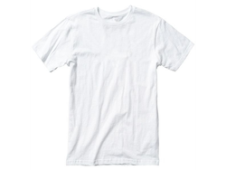 Remera de algodon blanca