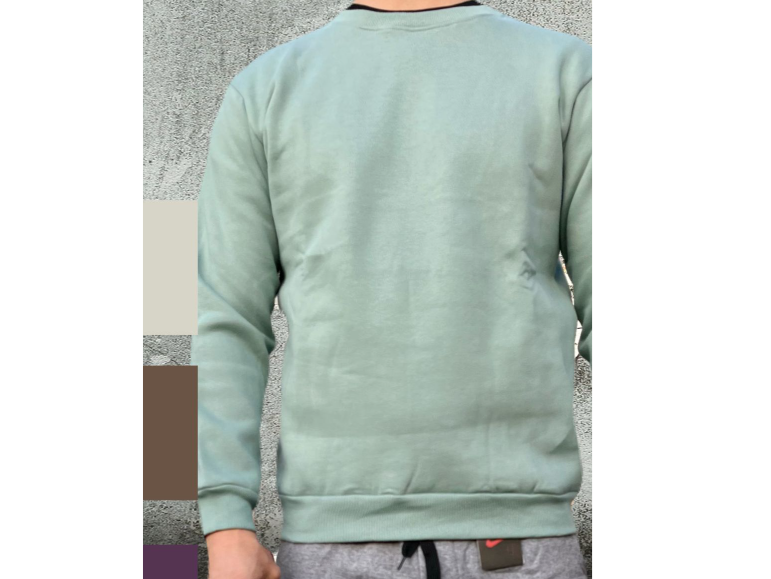 Cuello Redondo Liso verde lima.