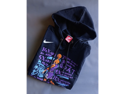 Canguro estampado negro