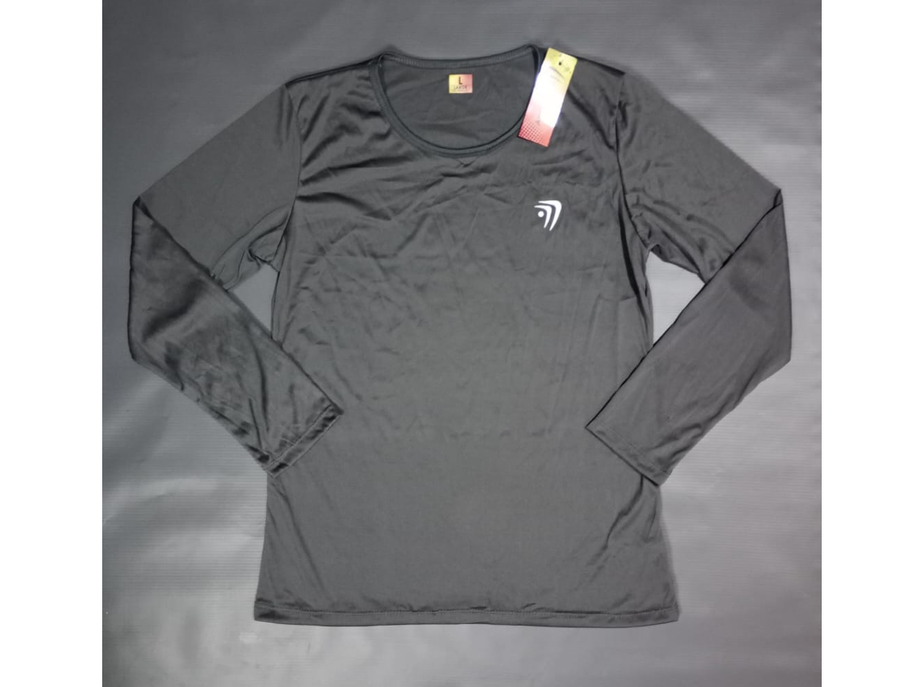 Mangas largas ultraliviana - Gris topo (talle L)