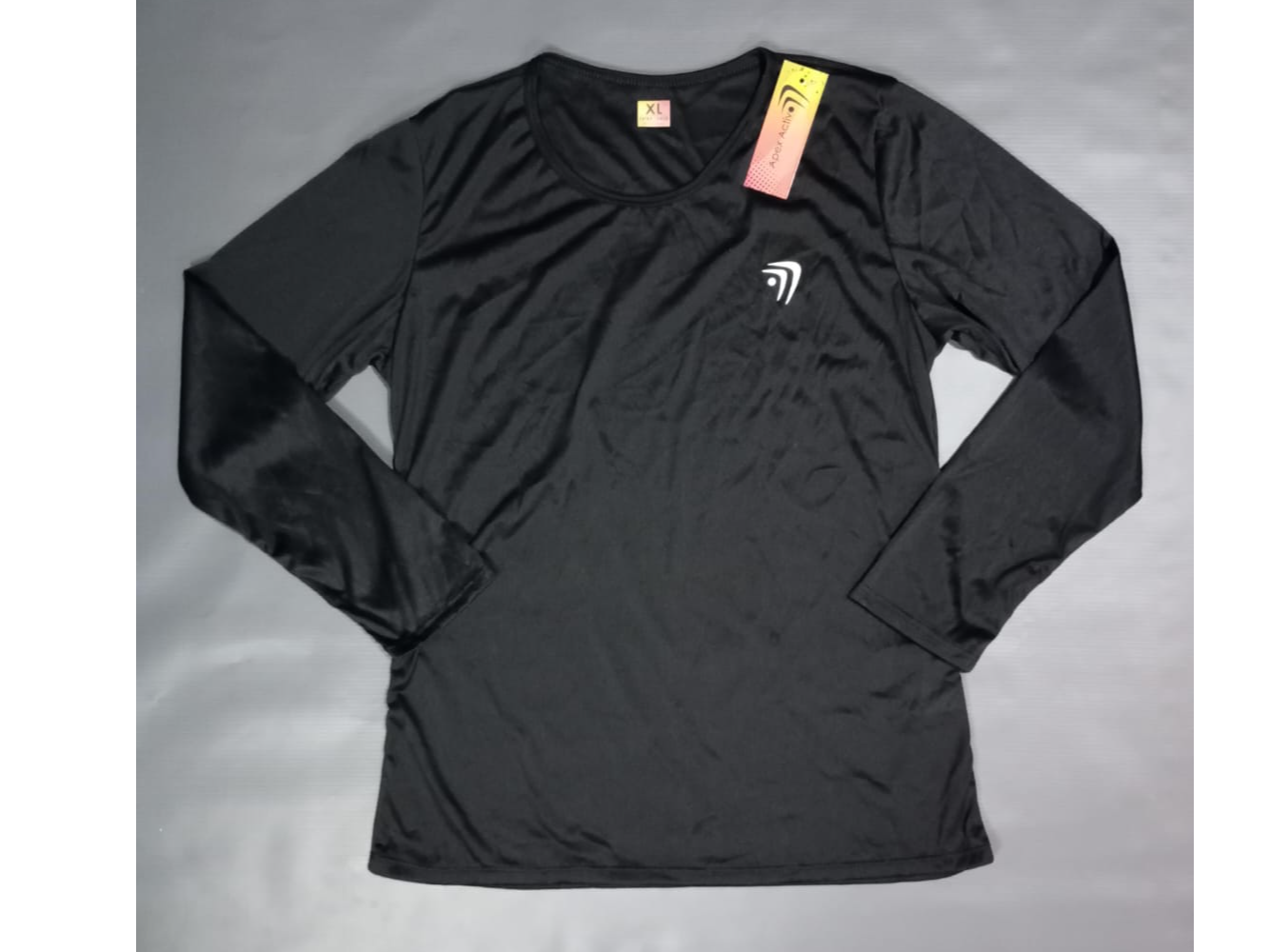 Mangas largas ultraliviana - negra (talle XL)