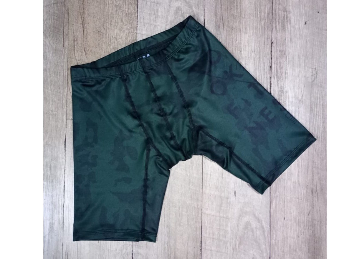 Calza Corta Hombre Militar (Verde)