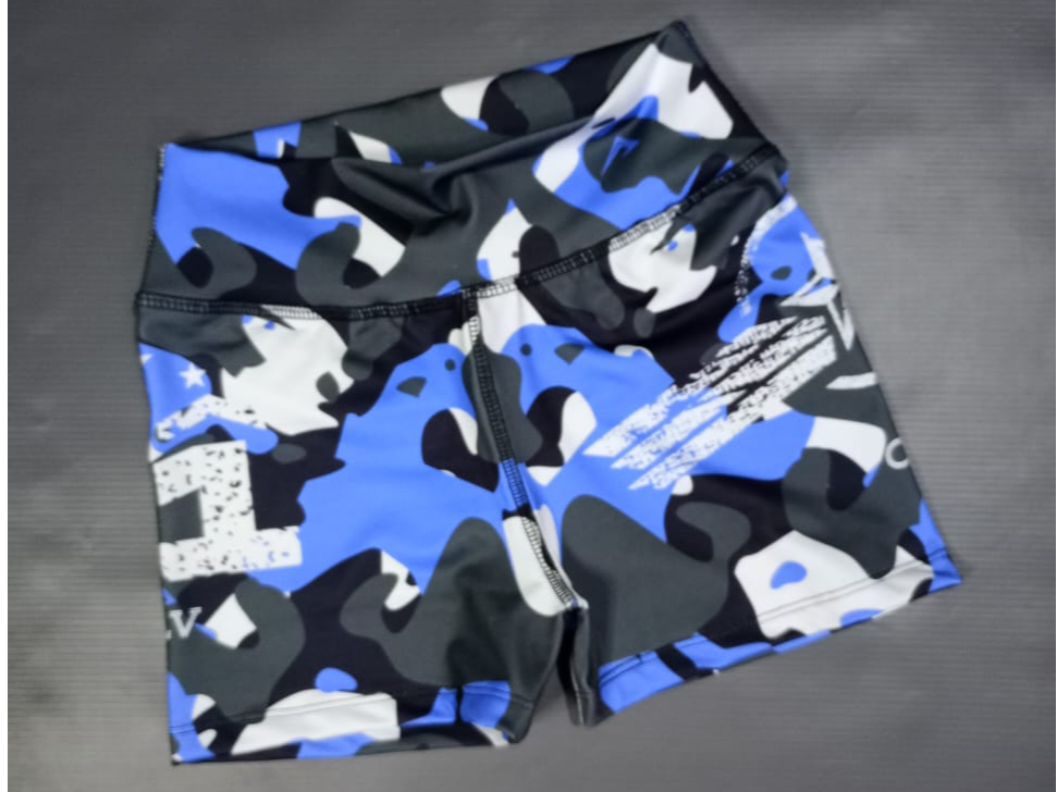 Short Short Camouflage Blue  - Suplex